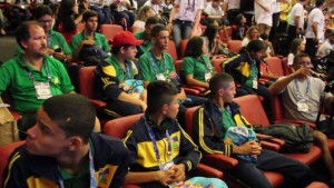 Delegação de Rondônia, na abertura da 9ª edição das Paralimpiadas Escolares Brasileiras