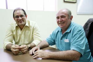 Vice-governador Daniel Pereira e deputado estadual Lebrão