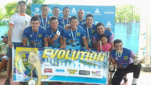 Auto Elétrica Evolution, equipe campeão da Copa Rede Amazônica. Foto: Vanessa Moura/Portal Amazônia