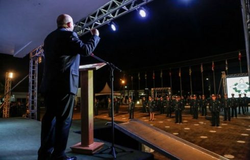 Governador ressaltou em seu discurso a importância da Polícia Militar para o estado