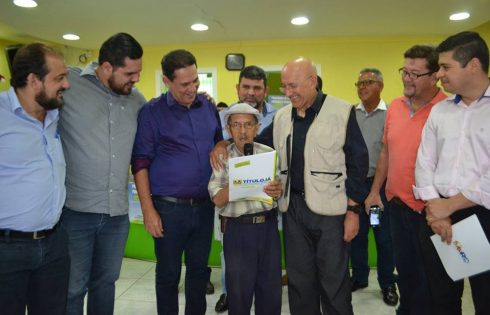 Cândido Batista, 91, disse que estava realizando o maior sonho de sua vida