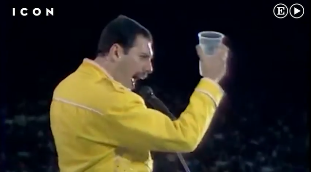 Neste vídeo de apenas dois minutos Freddie Mercury parou o mundo